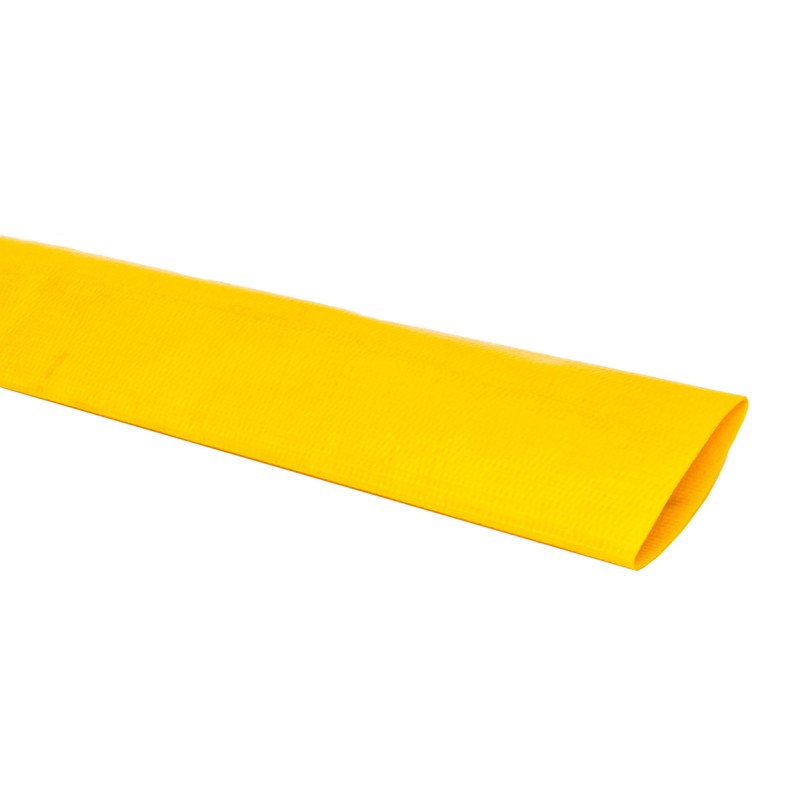 Furtun galben plat din PVC pentru refulare Mercurio Yellow